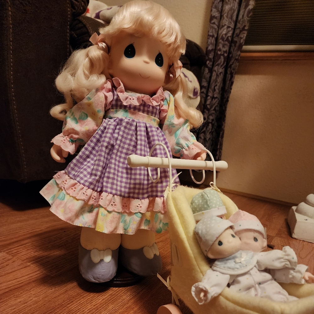 Precious Moments - Angie and Triplets